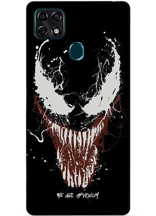 Чехол силиконовый бампер для zte blade 20 smart с рисунком веном venom