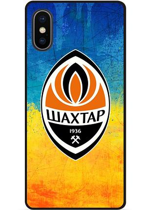 Силіконовий чохол бампер для iphone xr з малюнком шахтер донецк