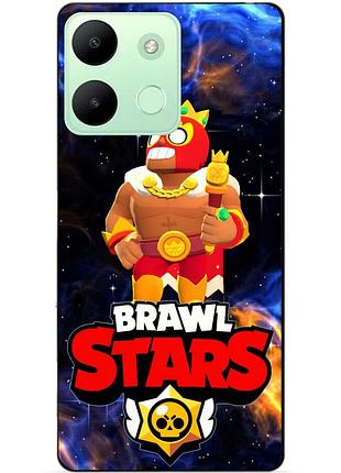 Силіконовий бампер чохол для infinix smart 7 hd з героєм космічний бравл ель примо