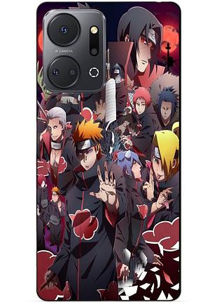 Чехол силиконовый бампер для huawei honor x7a с рисунком наруто naruto аниме