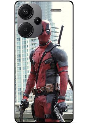 Силіконовий бампер чохол для xiaomi redmi note 13 pro plus 5g з малюнком deadpool дедпул
