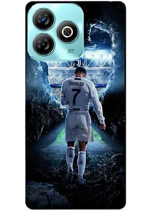 Силіконовий чохол бампер для zte blade a75 з малюнком ronaldo роналдо