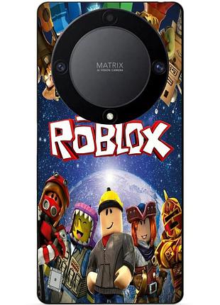 Чехол силиконовый бампер для huawei honor magic 6 lite с рисунком роблокс roblox