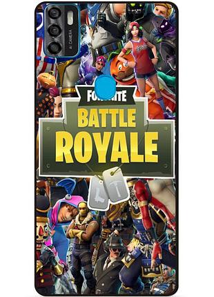 Силіконовий чохол бампер для zte blade a7s гра fortnite фортнайт