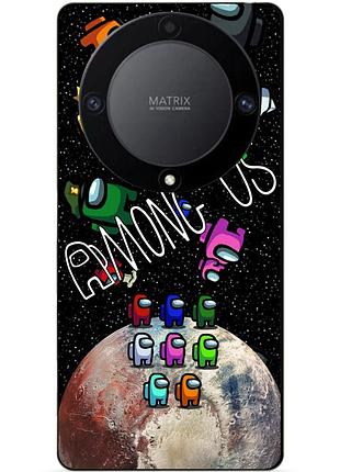 Чехол силиконовый бампер для huawei honor magic 6 lite с рисунком амонг ас among us