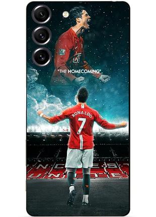 Силіконовий чохол бампер для samsung s23 з малюнком роналдо мю ronaldo