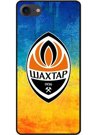Силіконовий чохол бампер для iphone 8 з малюнком шахтер донецк
