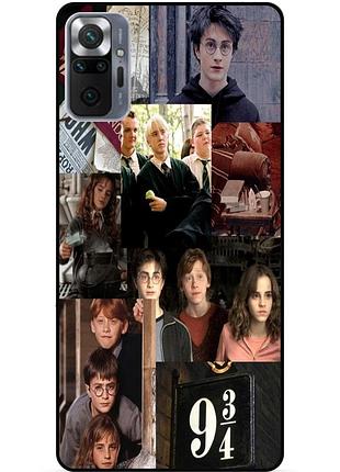 Силиконовый бампер чехол для xiaomi redmi note 10 pro с картинкой harry potter гарри поттер