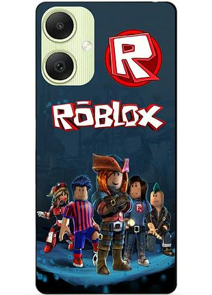 Силіконовий чохол бампер для samsung a06 з малюнком roblox роблокс