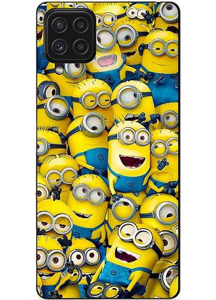 Чехол силиконовый бампер для samsung m32 с рисунком миньоны minion