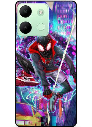 Силіконовий чохол бампер для infinix smart 7 hd з картинкою spider man людина-павук