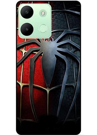 Силіконовий чохол бампер для infinix smart 7 hd з малюнком людина-павук spider man