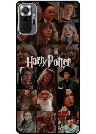 Силиконовый бампер чехол для xiaomi redmi note 10 pro с рисунком harry potter гарри поттер