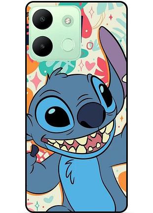 Чехол силиконовый бампер для infinix smart 7 hd с рисунком stitch стич