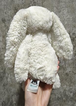 Белый зайчик jellycat bashful bunny оригинал 2