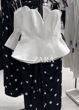 Тренд року! невловимий корсет/топ zara з лімітованої колекції.