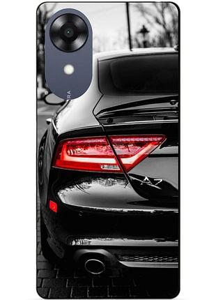 Силіконовий чохол бампер для oppo a17k з малюнком audi ауді машина авто