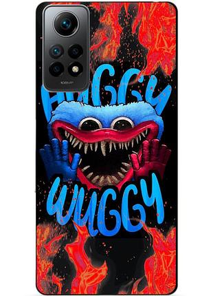 Силіконовий чохол бампер для xiaomi redmi note 12 pro з малюнком хаггі вагі huggy wuggy