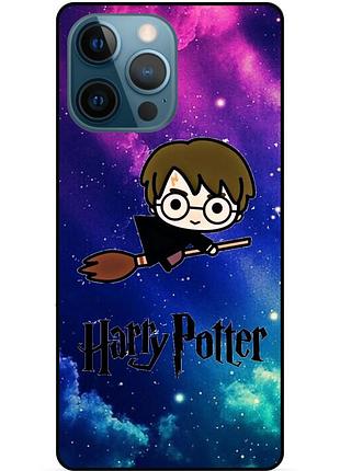 Чехол силиконовый бампер для iphone 14 pro max с рисунком гарри поттер harry potter квиддич