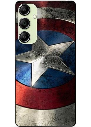 Силіконовий чохол бампер для samsung s22 plus з малюнком капітан америка супергерой marvel