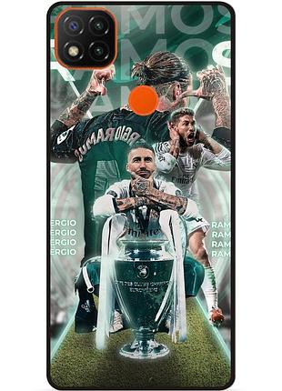 Чехол силиконовый бампер для zte blade 20 smart с рисунком серхио рамос sergio ramos
