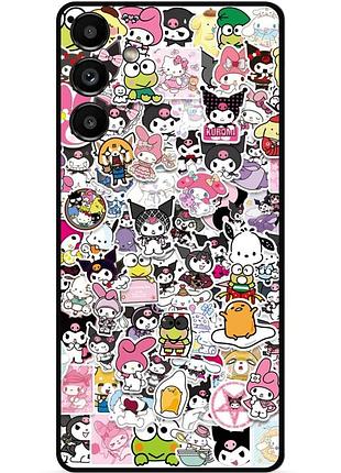 Силіконовий бампер чохол для samsung s21 з малюнком kuromi куроми