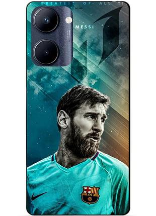 Силиконовый чехол бампер для realme c33 с рисунком leo messi месси