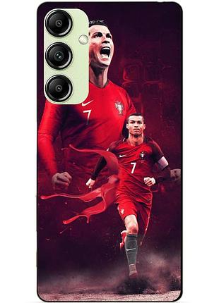 Силіконовий чохол бампер для samsung a04s з малюнком ronaldo португалія роналдо