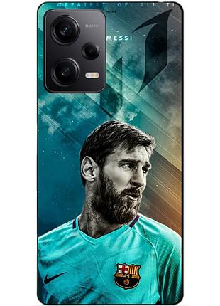 Силіконовий чохол бампер для xiaomi redmi note 12 pro 5g з малюнком leo messi мессі