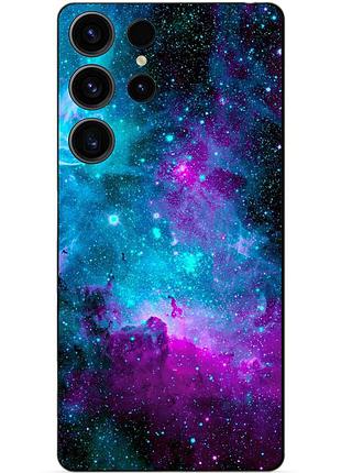 Силіконовий чохол бампер для samsung s23 ultra з малюнком галактика космос