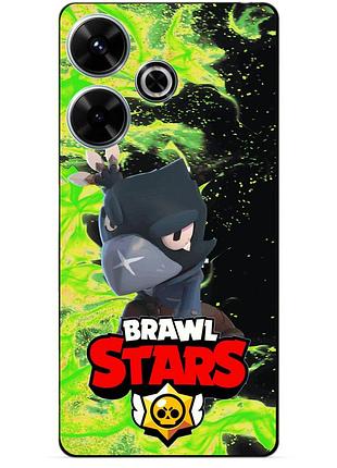 Силіконовий бампер чохол для infinix hot 30 (x6831) з героєм бравл ворон