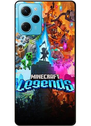 Силіконовий чохол бампер для xiaomi redmi note 12 pro speed edition гра майнкрафт minecraft