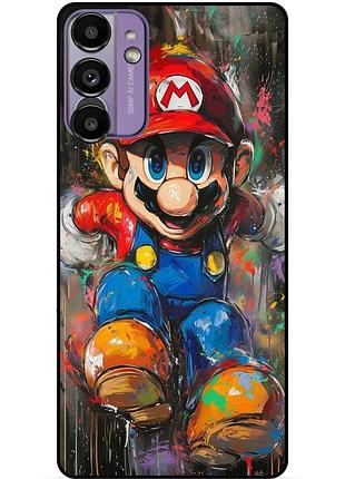 Силіконовий бампер чохол для samsung s21 plus з малюнком марио marvel mario