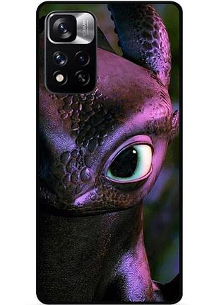 Силіконовий чохол бампер для xiaomi redmi note 11 pro plus 5g з малюнком как приручить дракона