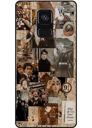 Чехол силиконовый бампер для samsung a8 plus harry potter гарри поттер