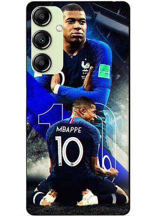 Чехол силиконовый бампер для samsung s22 с рисунком mbappe франция мбаппе