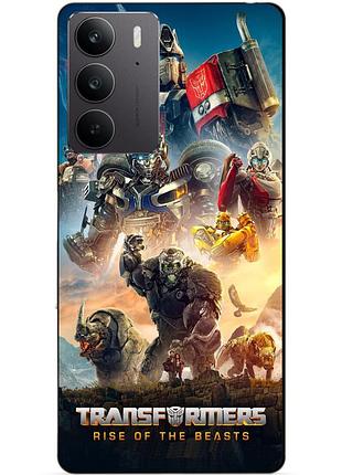 Силіконовий чохол бампер для realme c75 з картинкою звіробої трансформери transformers