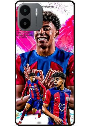 Чехол силиконовый бампер для xiaomi redmi a2 с рисунком lamine yamal ламин ямаль