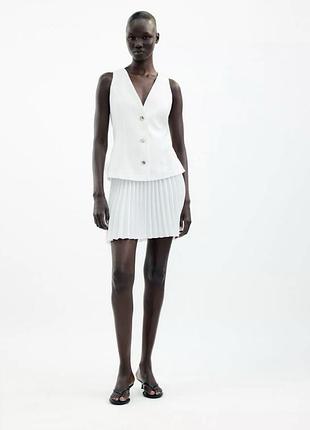 Елегантна сукня з спідницею плісе від іспанського бренду zara.