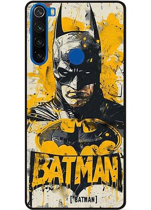 Силіконовий бампер чохол для xiaomi redmi note 8t з малюнком batman dc бэтмен