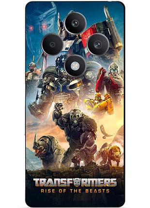 Силіконовий чохол бампер для oppo reno 12fs з картинкою звіробої трансформери transformers