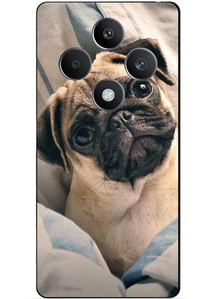 Силіконовий чохол бампер для oppo reno 12fs з малюнком фото мопс
