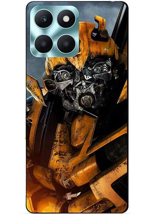 Чехол силиконовый бампер для huawei honor x6a с рисунком бамблби bumblebee трансформеры