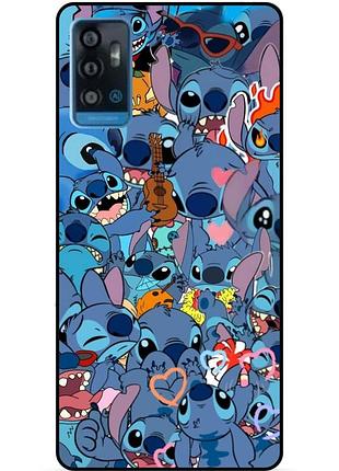 Чехол силиконовый бампер для zte blade a71 лило и стич stitch