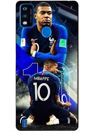 Силіконовий бампер чохол для zte blade a51 з малюнком mbappe франція мбаппе