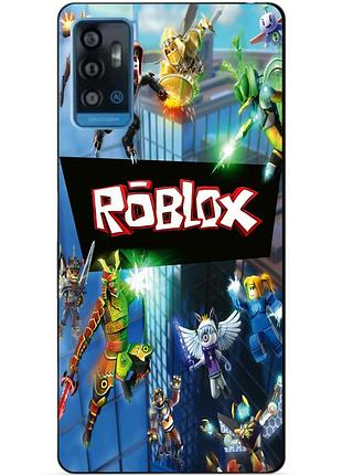 Силіконовий чохол бампер для zte blade a71 з картинкою roblox роблокс
