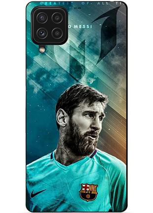 Чехол силиконовый бампер для samsung m32 с рисунком leo messi месси