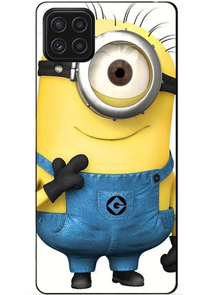 Силіконовий чохол бампер для samsung a12 з малюнком міньйон кевін minion
