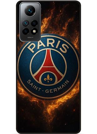 Силіконовий чохол бампер для xiaomi redmi note 12 pro з малюнком psg псж