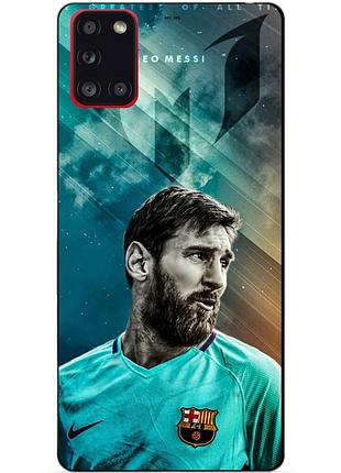 Силіконовий чохол бампер для samsung a03s з малюнком leo messi мессі